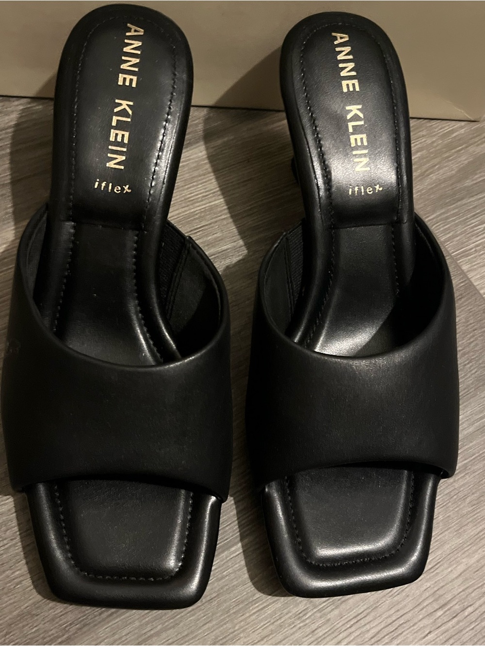 Anne Klein
Women's Jerilyn Slip-On Dress Sandals
 Black I-Flex Slide